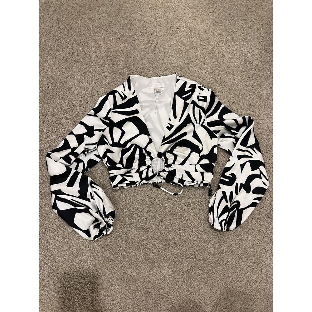 Caroline Constas Cropped Top